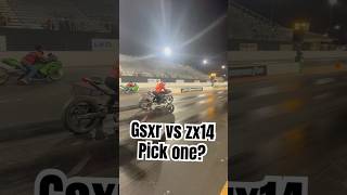 Zx14 vs gsxr pick one👀 shorts [upl. by Horvitz]