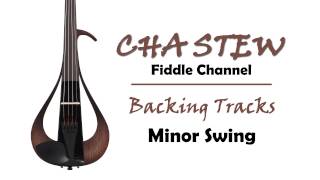 Minor Swing Backing track for violin with intro  Gypsy Jazz amp Blues Violin Backing Tracks [upl. by Becka]