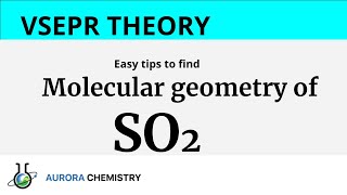 Molecular geometry of SO2Sulphur dioxide by VSEPR THEORY [upl. by Yenruoc]