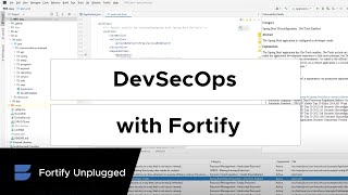 DevSecOps with Fortify [upl. by Tnelc]