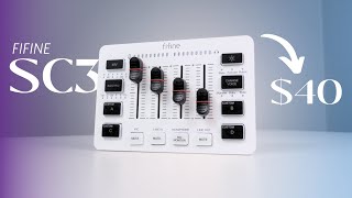 FIFINE SC3 Gaming Audio Mixer Unboxing amp Review  A 40 Beast [upl. by Draneb]