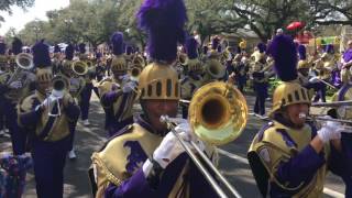 St Augs Marching 100 Mardi Gras 2017 [upl. by Crockett]