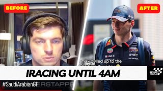 Max Verstappen Competed in iRacing Untill 4 AM right after got Pole in Saudi Arabian GP [upl. by Aidnis353]