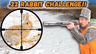 RABBIT HUNTING w 22’s  Wild Game Recipe [upl. by Lerim436]