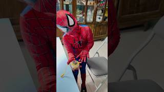 SpiderMan left home spiderman spider spidernowayhome spiderhome funny spidershorts [upl. by Naval]