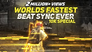 10K Subscribers Special  Worlds Fastest Beat Sync Montage Ever  Magenta Riddim Pubg Montage [upl. by Skelton49]