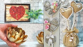 4 cool Valentines Day crafts ideas Valentines Day Decor valentines day 2024 [upl. by Assillam58]