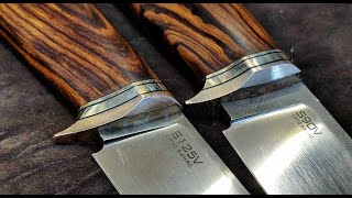 Knife Making 2 Exotic Knives from s90v s125 short version [upl. by Ier]