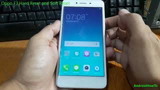 Oppo F3 Hard Reset and Soft Reset [upl. by Mack]