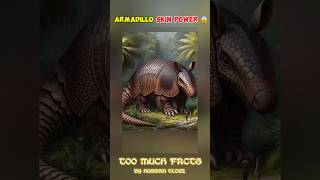 ARMADILLO की skin power 😱  facts hussanvlogz shorts [upl. by Mcclary]