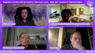 FIBROMIALGIA Regione Lombardia Presentazione di Fibronet Care App dedicata ai fibromialgici [upl. by Elvera]