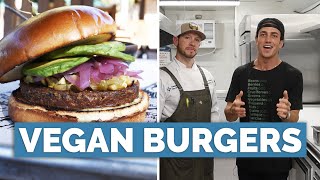 Incredible Vegan Burgers and Chile Rellenos  wfpb easyveganrecipes [upl. by Nereen]