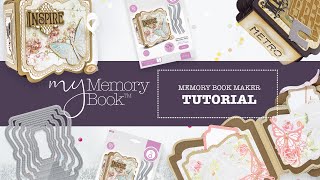 My Memory BookTutorial  Memory Book Maker Without Spine  With Jodie Johnson [upl. by Ahseiuqal]