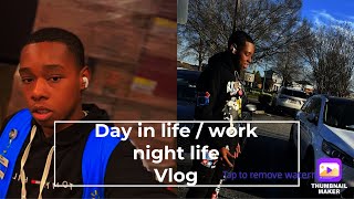 DA GOAT ISIAH DAY IN LIFE  WORK NIGHT LIFE VLOG 🎥 [upl. by Ettenom]