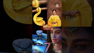 Naagin serial actress play naagin cast 🐍🐍mouniroy adaakhan tejaswiprakash surbhichandna shorts [upl. by Adeys716]