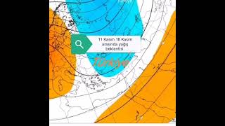 HAVA DURUMU 11 KASIM AKDENİZ YAĞIŞLARA GELİYOR [upl. by Phelgon836]
