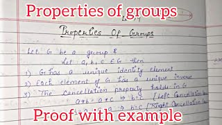 Properties of Group in Discrete Mathematics  Group Theory  Algebraic Structure [upl. by Germain99]