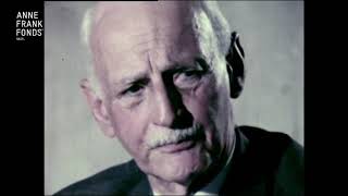 Otto Frank talks about Annes diary – Anne Frank Fonds [upl. by Adikam980]