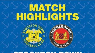 HIGHLIGHTS  Stockton Town 30 Mickleover FC [upl. by Meela]