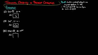 Terminal Objects in Presheaf Categories [upl. by Claudine110]