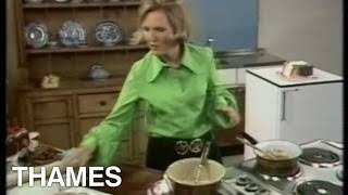 Mary Berry makes a Lemon Flan  How to make a Lemon Flan  Good Afternoon  1973 [upl. by Ahsonek974]