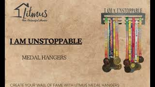 Litmus Medal Hangers Holds Up To 60 Medals Perfect For Athletes amp Champions [upl. by Umberto425]