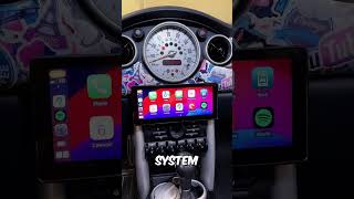 RADIO UPGRADE MINI Cooper S gets Apple CarPlay and Android Auto shorts cars automobile [upl. by Goran]