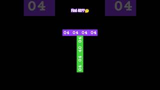 40 ढूंढो riddels maths riddles canyouanswer puzzle shorts logicalriddles mindyourlogic [upl. by Adehsar]