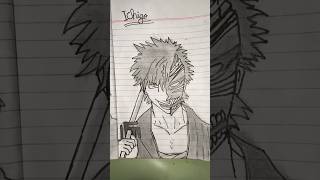 I make Ichigo in my death note drawing drawing artwork ichigo anime bleach [upl. by Muhammad]