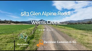 quotGlen Alpine Stationquot  583 Glen Alpine Road Werris Creek NSW 2341 [upl. by Lotson]