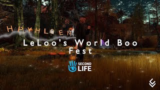 LeLoos World Boo Fest  Second Life Destinations 2024 [upl. by Aniluj344]