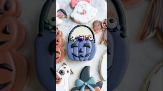 Sprinkle Filled Cookie🎃🍬 halloweencookies cookiedecorating decoratedcookies cookies [upl. by Oliviero]