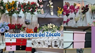 Mercería 😱 Material para CENTROS DE MESA 😱 Accesorios y arreglos florales 😍 Cerca del Zócalo [upl. by Bernardo]