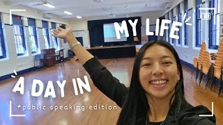 day in the life of a psychologist  NEW JOB amp public speaking anxiety [upl. by Aihtniroc]