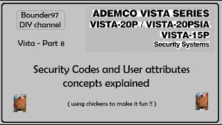 security codes explained Vista 20p part 8 [upl. by Rennob]