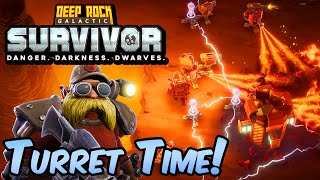 All in Turret build goes CRAZY  Deep Rock Galactic Survivor [upl. by Jeanine]