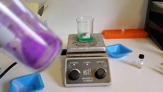 Synthesis of trisethylenediamineNickelII chloride [upl. by Katherin]