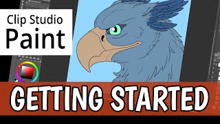 Clip Studio Paint for Beginners  Getting Started Tutorial [upl. by Milman]