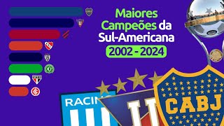 🏆 SULAMERICANA Maiores Campeões  2002  2024 [upl. by Leira]