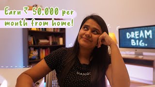 Earn INR 50000 Per Month From Home  A Secret High Paying Work From Home Job That You Should Know [upl. by Eelydnarb]