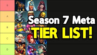 Paladins Season 7 Banners Fall Meta Tier List Opinion [upl. by Shep]