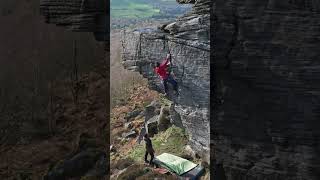 Gritstone Highball Bouldering ukclimbing bouldering rockclimbing [upl. by Culbert961]