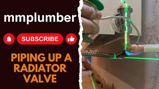 How to pipe up a radiator valve [upl. by Kindig]