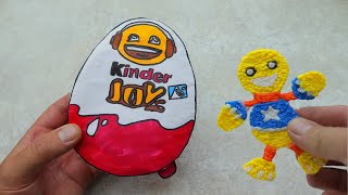 DIY Kick The Buddy Kinder Joy  Paper Craft Ideas [upl. by Rothschild]