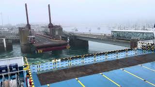 Brittany Ferries Armorique Departing St Malo France 4th November 2024 [upl. by Naves]