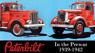 Peterbilt Truck History Prewar Models 19391942 [upl. by Sajovich]