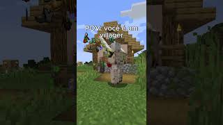 vida de villager minecraft minecraftshorts minecraftmemes minecraftmods minecraftvideos sigma [upl. by Elad]