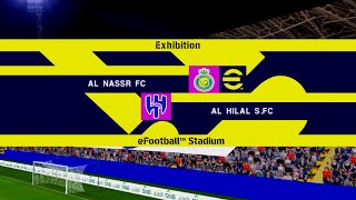 eFootball 2025 PPSSPP Android Offline Gameplay Al Nassr vs Al Hilal Graphics HD [upl. by Yelram]