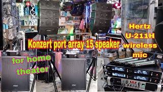 angas ni Konzert port array 15 amp Hertz U211H wireless microphone bound to Bahrain [upl. by Shaine714]