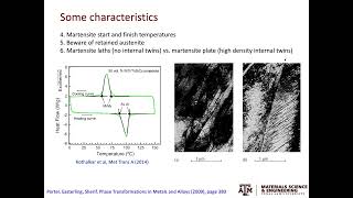 51 Martensitic transformation characteristics nucleation and growth [upl. by Glimp]